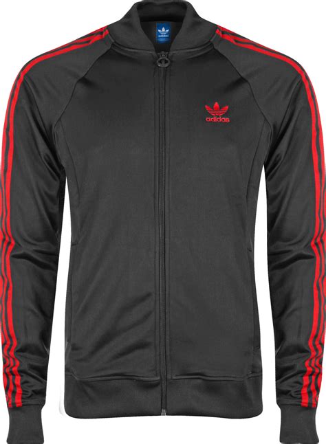 adidas schwarz rot jacke
